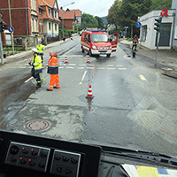 Das Hochwasser kommt